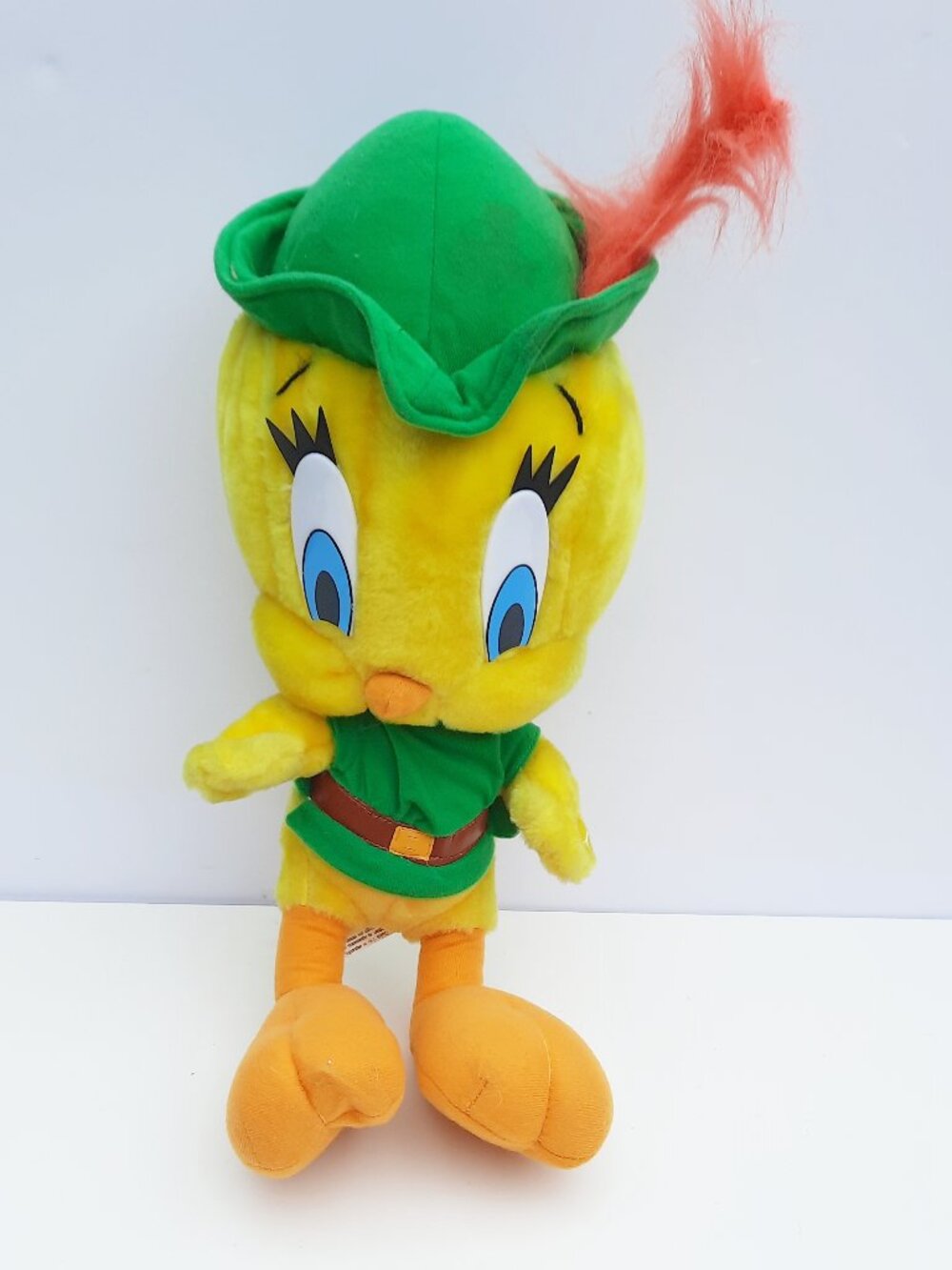 VTG 1997 Looney Tunes Tweety Bird Robin Hood Plush 18" ACE Warner Bros Toy